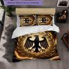 Belgium Football Pattern 3 Pieces Bedding Set Soft Microfiber Duvet Cover with Pillow Cases for Bedroom