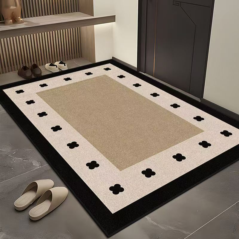 Entrance Door Mat Foyer Entrance Mat Dirt Resistant Household Carpet Wear-resistant Door Mat