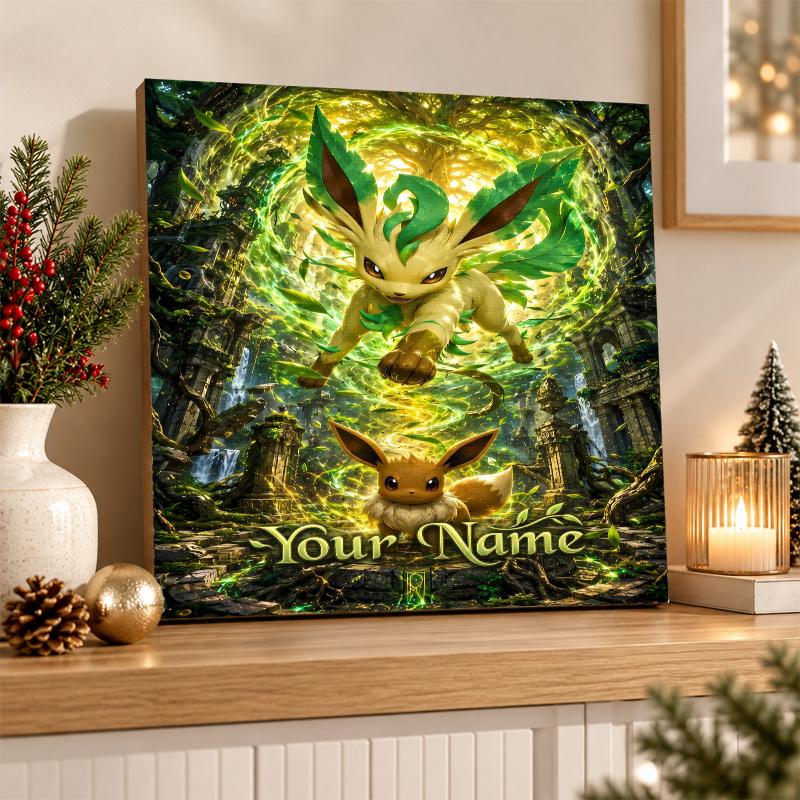 Leafeon Custom Name Diamond Painting Personalized 5D Full Drill DIY Diamond Art Home Decor