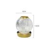Creative Acrylic Spherical Table Lamp Bedroom Bedside Dimmable Night Desk Rechargeable for Bedroom Bar Restaurant Coffee Shop