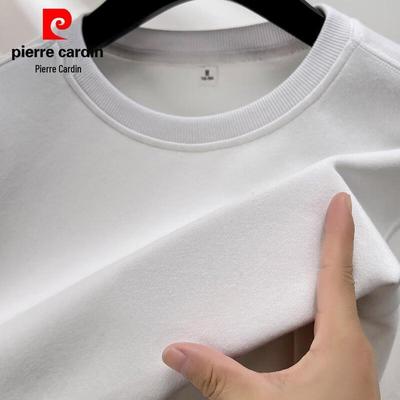 Pierre Cardin Men's Solid Round Neck Long Sleeve Sweatshirt