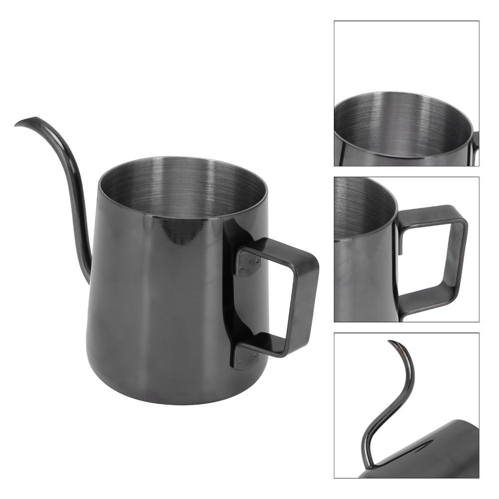 304 Stainless Steel Gooseneck Kettle Long Narrow Spout Pour Over Kettle Coffee Brewing