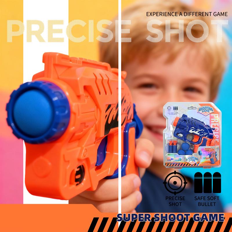 Children's EVA Soft Bullet Toys Gun for Durable Ejection Kids Outdoor Game Fun Safe Sucker Bullets Battle Boy's Birthday Gifts