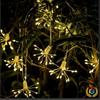 Dandelion Solar Firework String Lights: USB-Powered Copper Wire Star Lights for Holidays