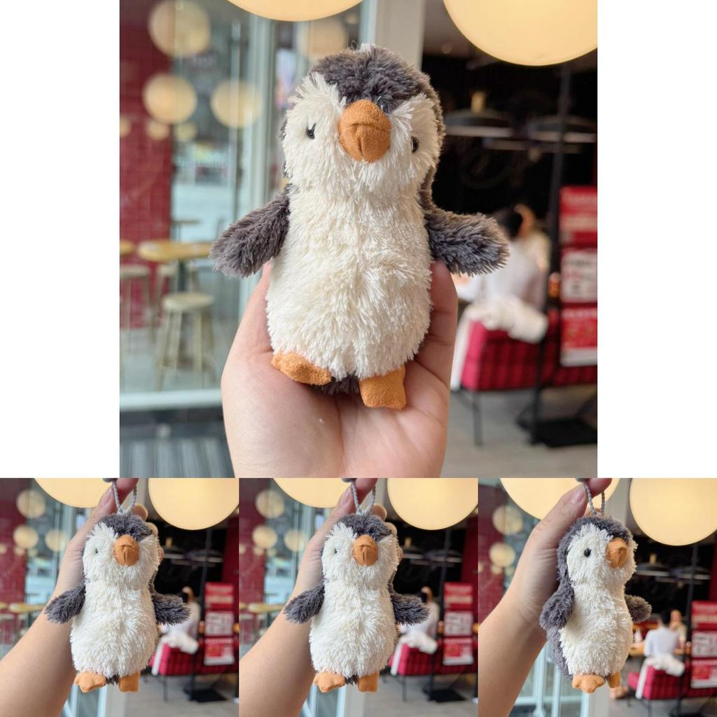 Peanut Penguin Plush Keychain With Charm And Soft Short Plush For Bag Decor