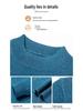 Pull en maille à manches longues et col semi-montant style coréen pour homme