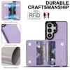 Crossbody Lanyard Credit Cards Wallet Leather Case for Samsung Galaxy S26 S25 Plus S24 FE S23 Ultra S22 S21 Strap Flip Cover