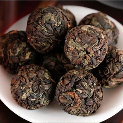 YunNan Glutinous Rice Puerh Tea Yiwu Ancient Tree Pearl Pu 'er Tea Ripe Tea