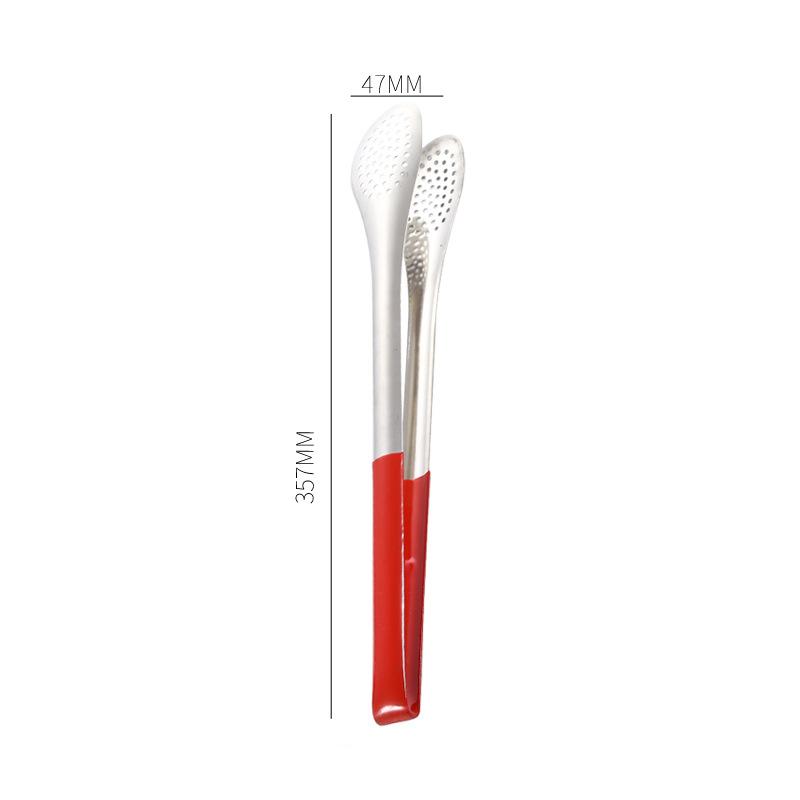 Stainless Steel Kitchen Non-Slip Food Clips Buffet Steak Salad Tongs for Barbecue Cake Bread Baking Clamp Cooking Kitchenware