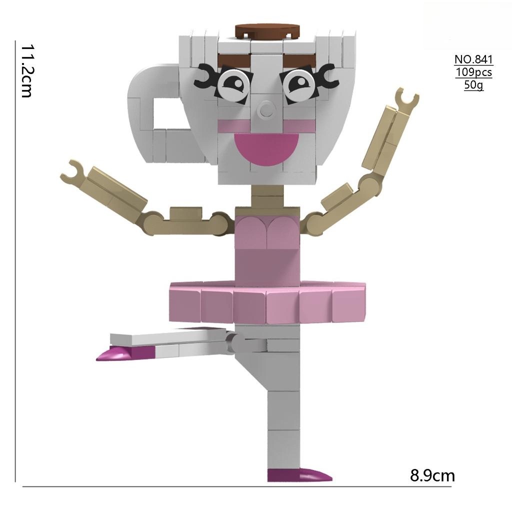 Hot Tralalero Tralala Building Blocks Italian Brainrot Ornament Tung Tung Sahur Action Figures Doll Toys for Kid Birthday Gifts