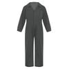 Kids Boys Fashion Mechanic Coveralls Long Sleeve Turndown Collar Zipper Front Jumpsuit Halloween Cosplay Costume