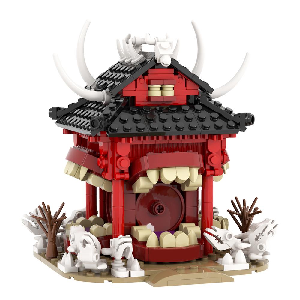 JJK Jujutsued Bricks Sukuna Itadori Yuji Anime Figure MOC Shrine Compatible Building Blocks Adult Toys For Children Friends Gift