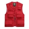 Spring and Autumn Men's Leisure Outdoor Unloadable Multifunctional Reporter Travel Photography Mesh Quick-drying Fishing Vest Men