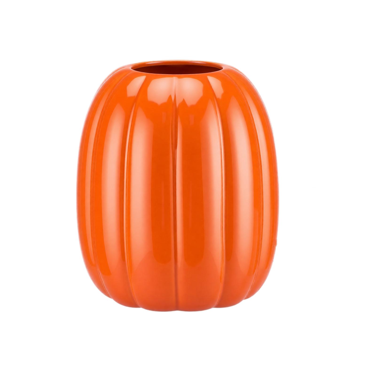 Kürbis-Blumentopf für Halloween- und Thanksgiving-Dekoration, Kürbis-Pflanzgefäß für den Innen- und Außenbereich One Size orange