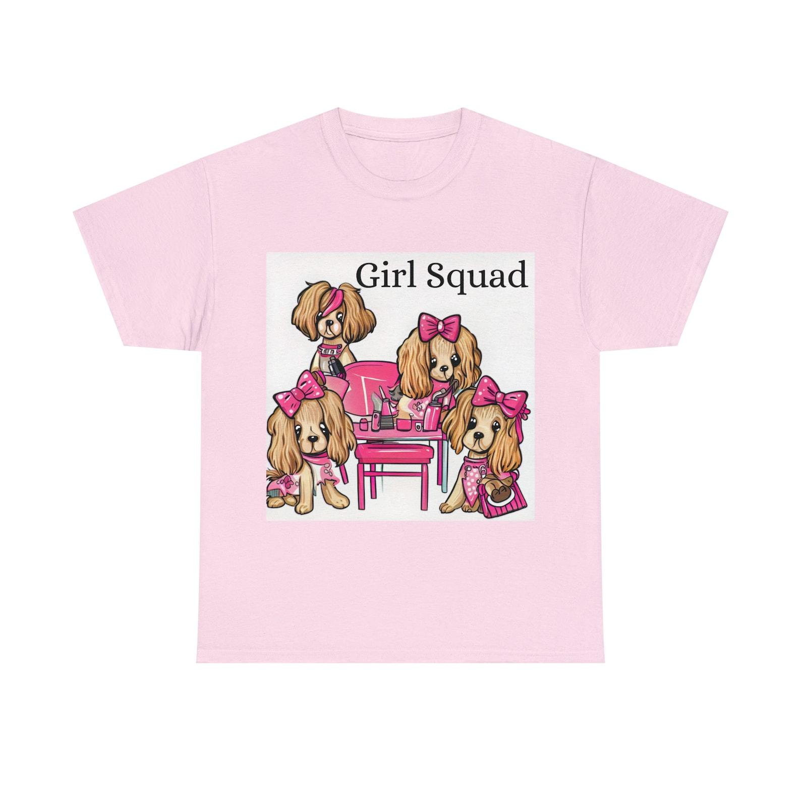 Girly Dog Squad Best Friends T-Shirt 150