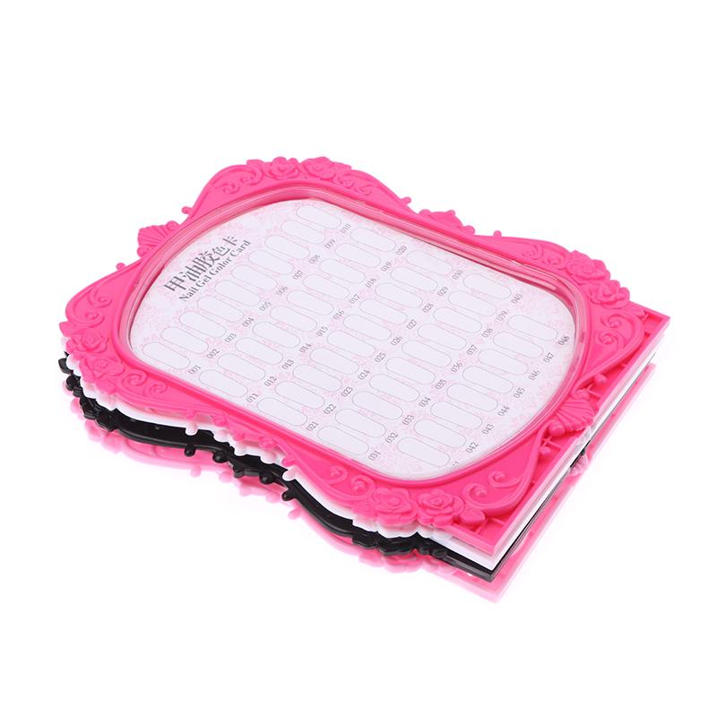 Professional Model Nail Gel Polish Color Display Box Book Dedicated 48 Color Card Chart Painting Manicure Nail Art Tools