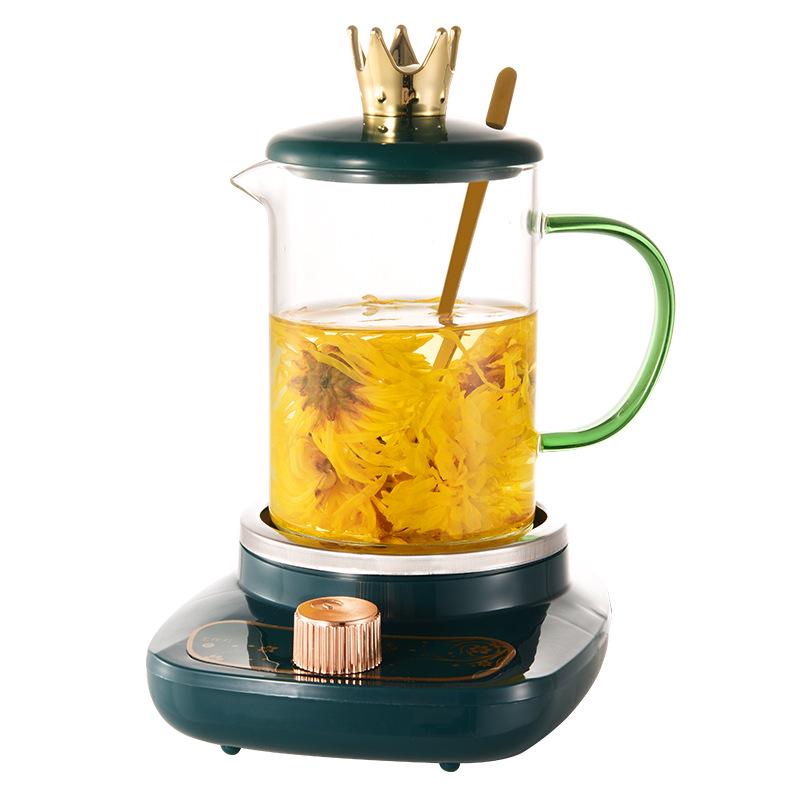 Multifunctional Office Tea Maker & Stew Pot - High Boron Glass, Constant Temperature