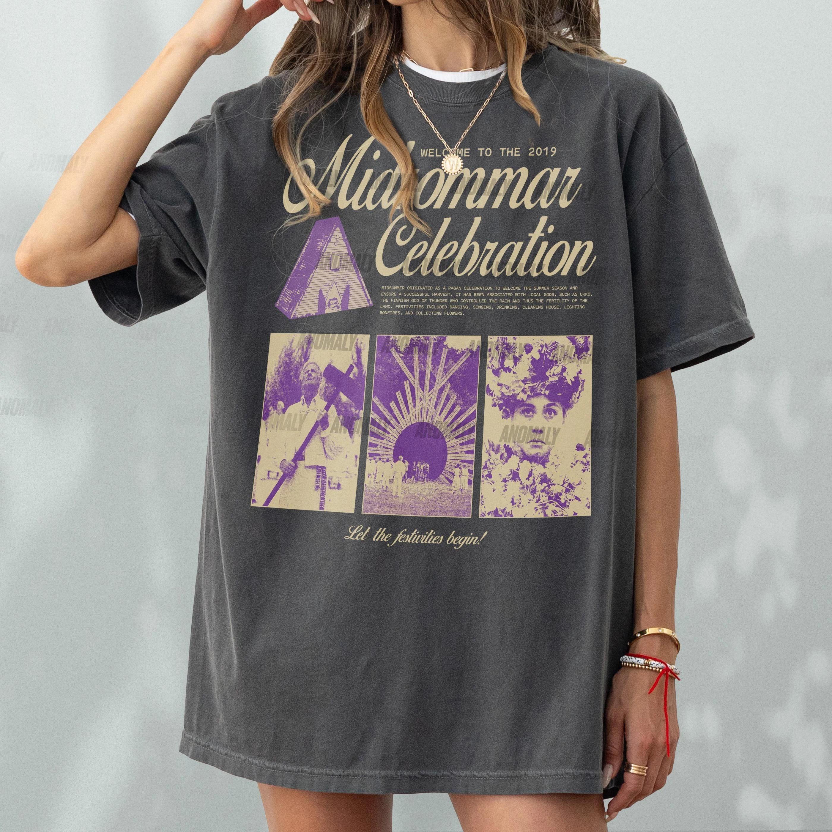 Retro Midsommar Celebration Shirt Vintage Horror Movie Memorabilia Graphic TShirt Midsommar Festival Tee for Unisex and Women S