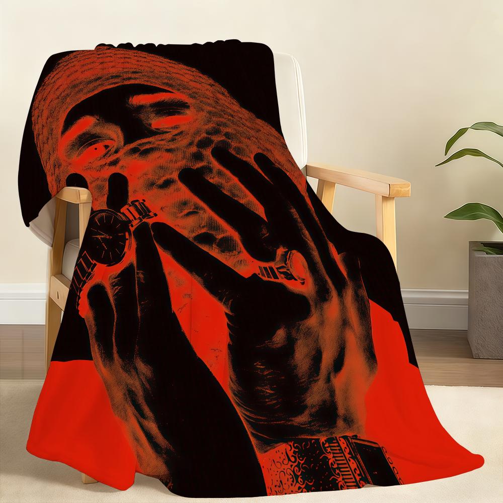 Mexico Rapper N NsqK K ATP Blanket Soft Throw Blanket for Home Bedroom Bed Sofa Picnic Travel Office Rest Cover Blanket Gift