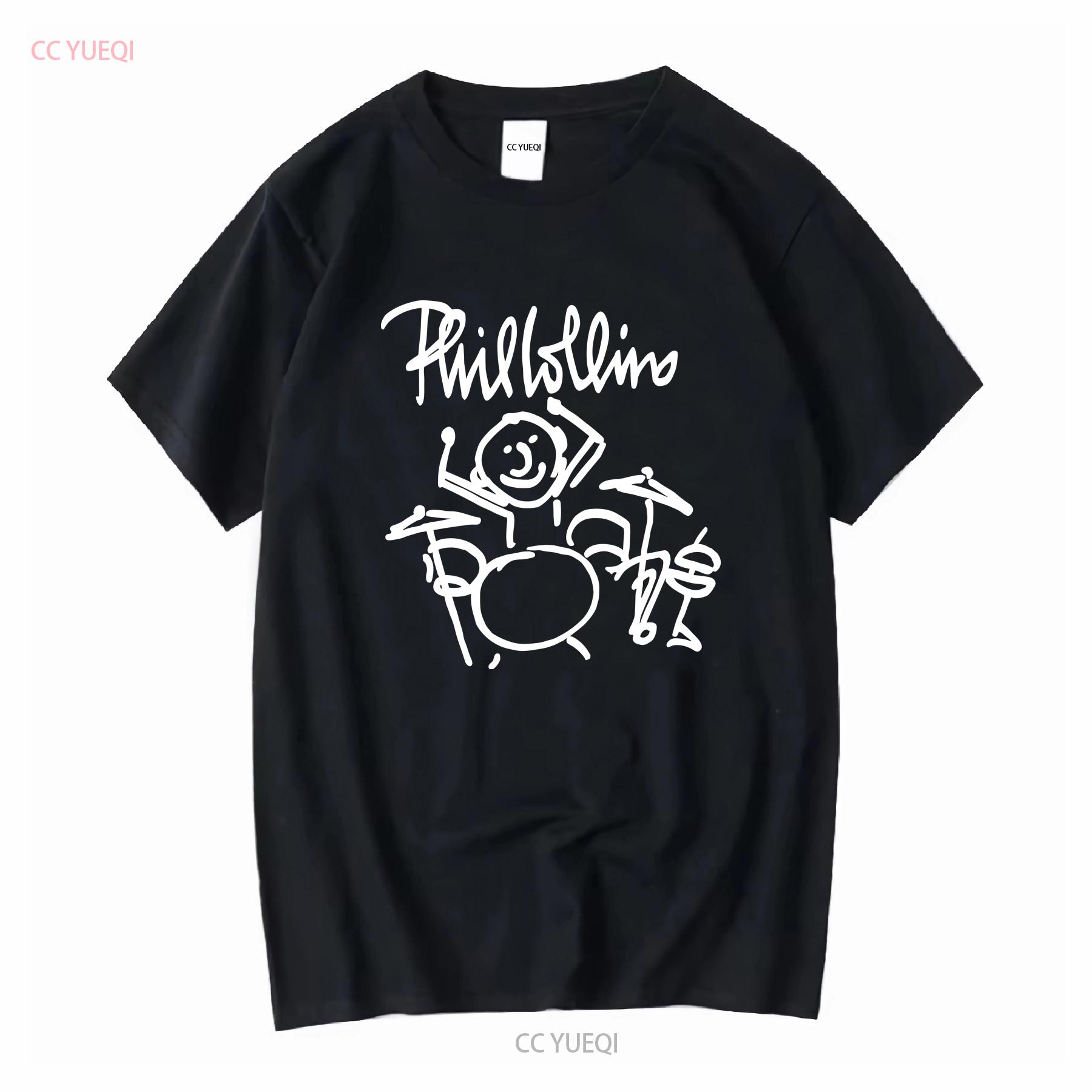 

Vintage Phil Collins T Shirt Mens Medium Black 1997 Tour Drums Rock Band 90s vintage Washed Soft streetwear Breathable graphic 4XL