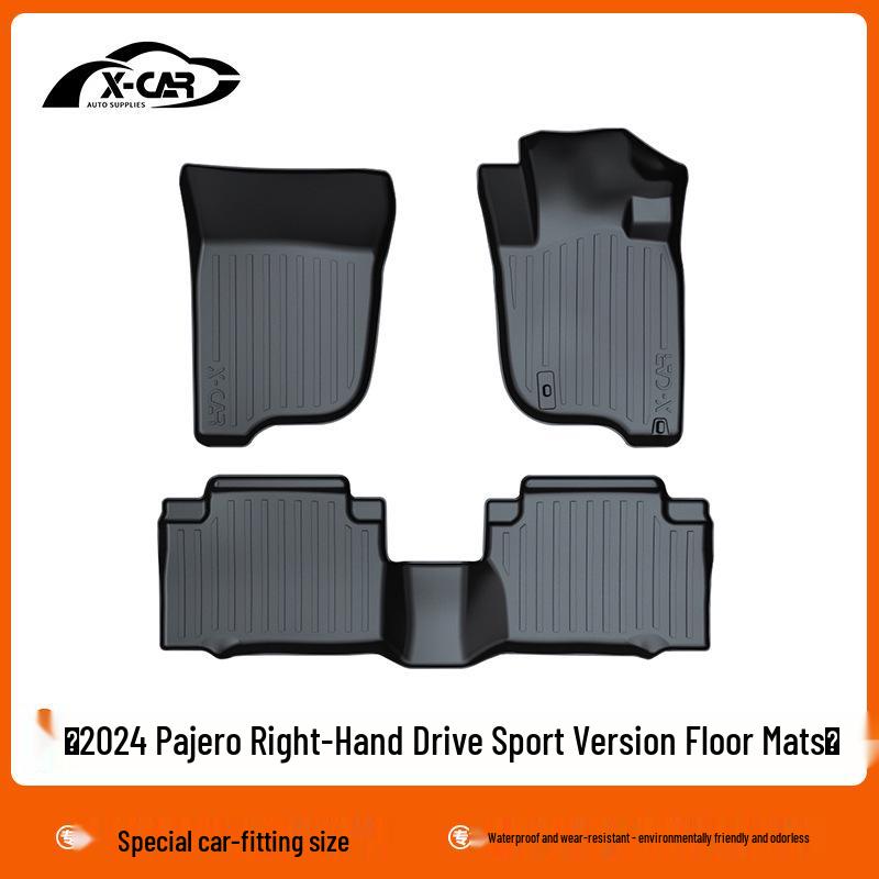 

Коврики в салон TPE для Pajero Sport 2016-2024 с правым рулем, для версии Sport 2024 Pajero Right-Hand Drive Sport Floor Mats