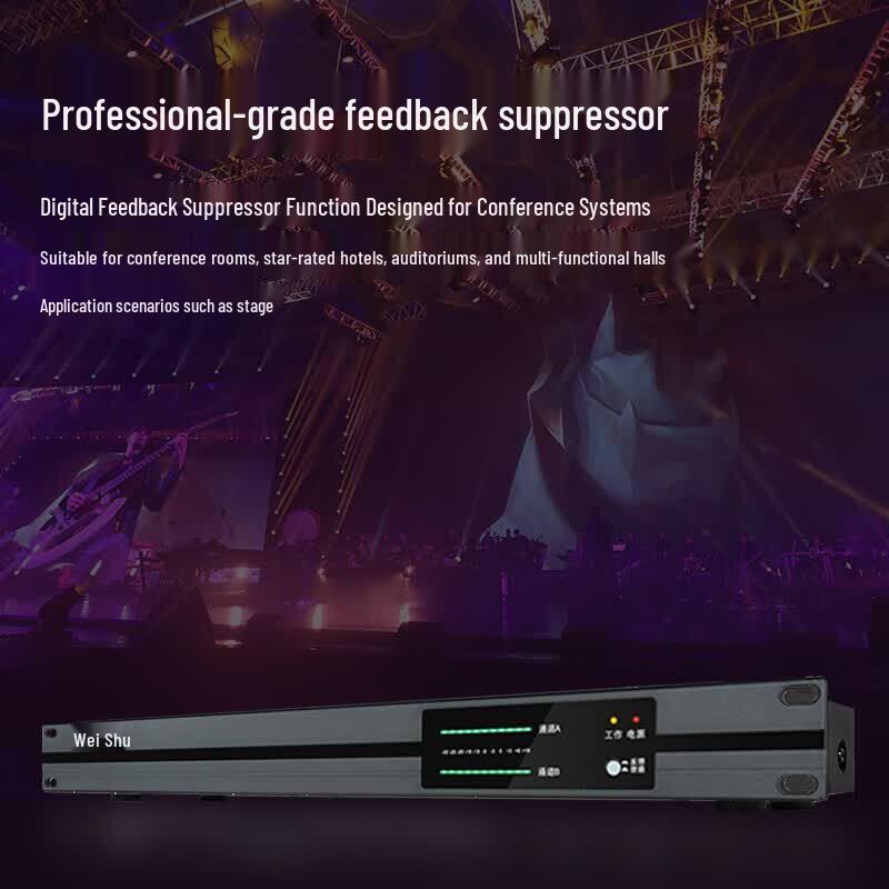 Weishu CA-1200 Professional Microphone Feedback Suppressor (CN version)