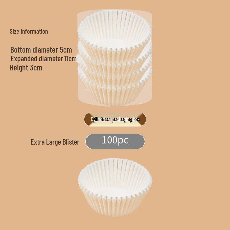 Snowy Niang High-Temp Disposable Cake & Muffin Paper Liners