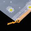 20Pcs Transparent Waterproof Travel Cosmetic Bag Towel Socks Plastic Drawstring Storage Bag Bathroom Transparent Beach