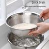 Stainless Steel Mixing & Washing Bowl Set (5-Piece)