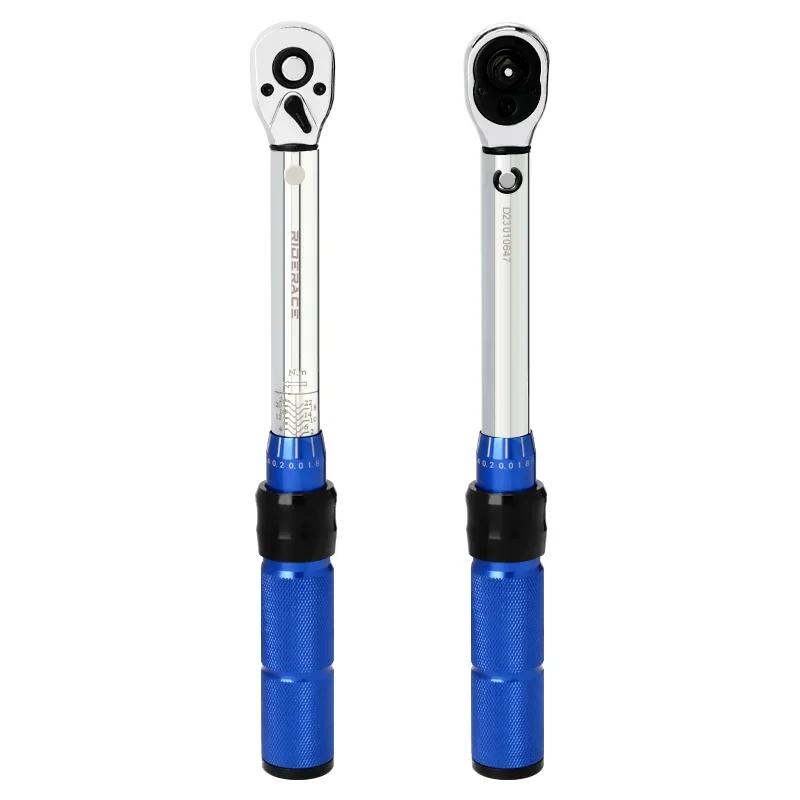 TINSOL 15Pcs Set Bicycle Torque Wrench Set 1/4" 2-24Nm Dual Direction Bike Allen Key Tool Socket Preset Type Spanner Pro Repair