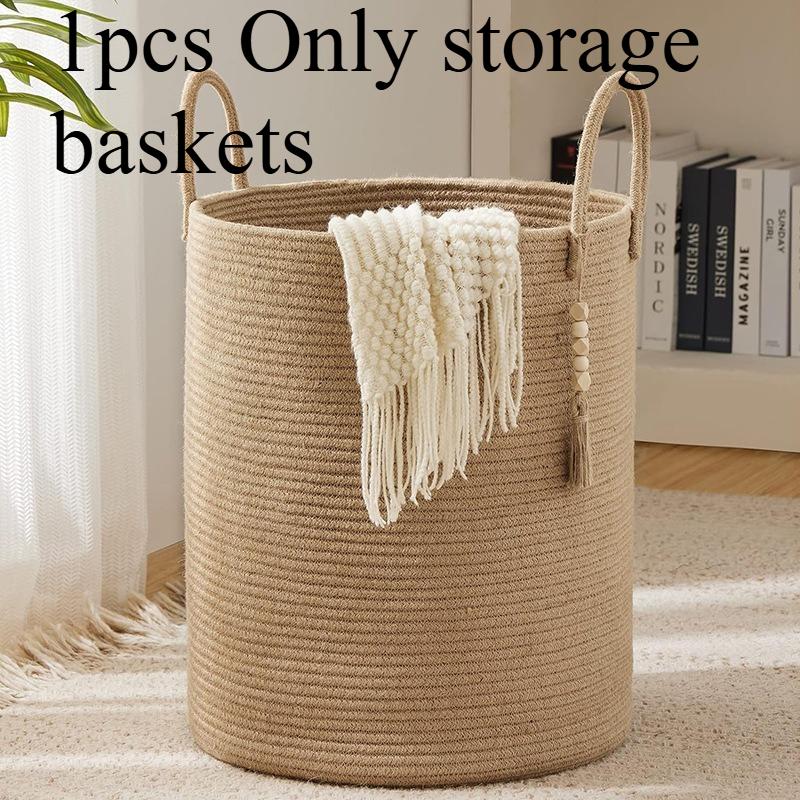 

1 шт. Многофункциональная корзина для хранения Корзина для грязного белья Корзина для грязного белья Плетеная корзина Хранение Корзина для хранения