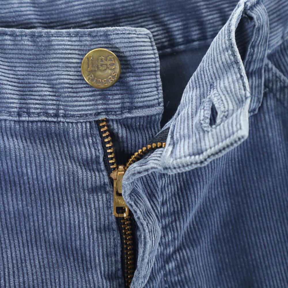 Lee 80s Vintage 42 Talon Corduroy Pants W31 Navy Men's Used