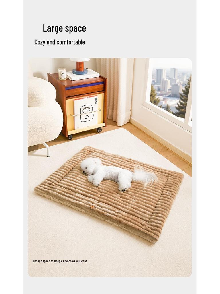 Cross-Border All-Season Semi-Closed Pet Bed for Small Dogs and Cats