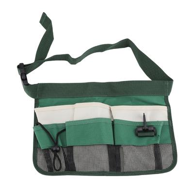 Mehrere Taschen Elektriker Werkzeugtasche Tasche Mehrzweck Hüfttasche Verdickter Gürtel (Grün)