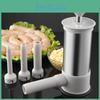 Stainless Meat Steel Stuffer Sausage Horizontal Sausage Maker Homemade Kitchen Meat Sausage Maker Tool Sausage Filler