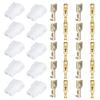 T-Type 2 Pin Power Plug Car Radio Cable Connectors Set Fit for Kenwood