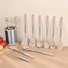12PCS 360° Rotating Bucket Silicone Kitchen Utensils Set Kitchen Cooking Tools  Kitchen