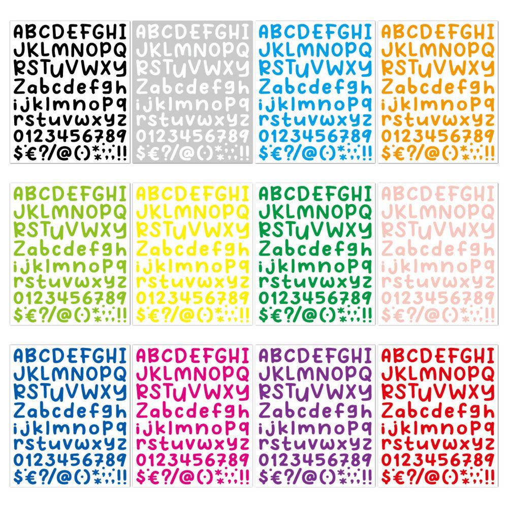 5Pcs 26Self-Adhesive Letters Numbers Alphabet Stickers Mailbox Numbers Sticker For Mailbox Signs Home Cars Address Number