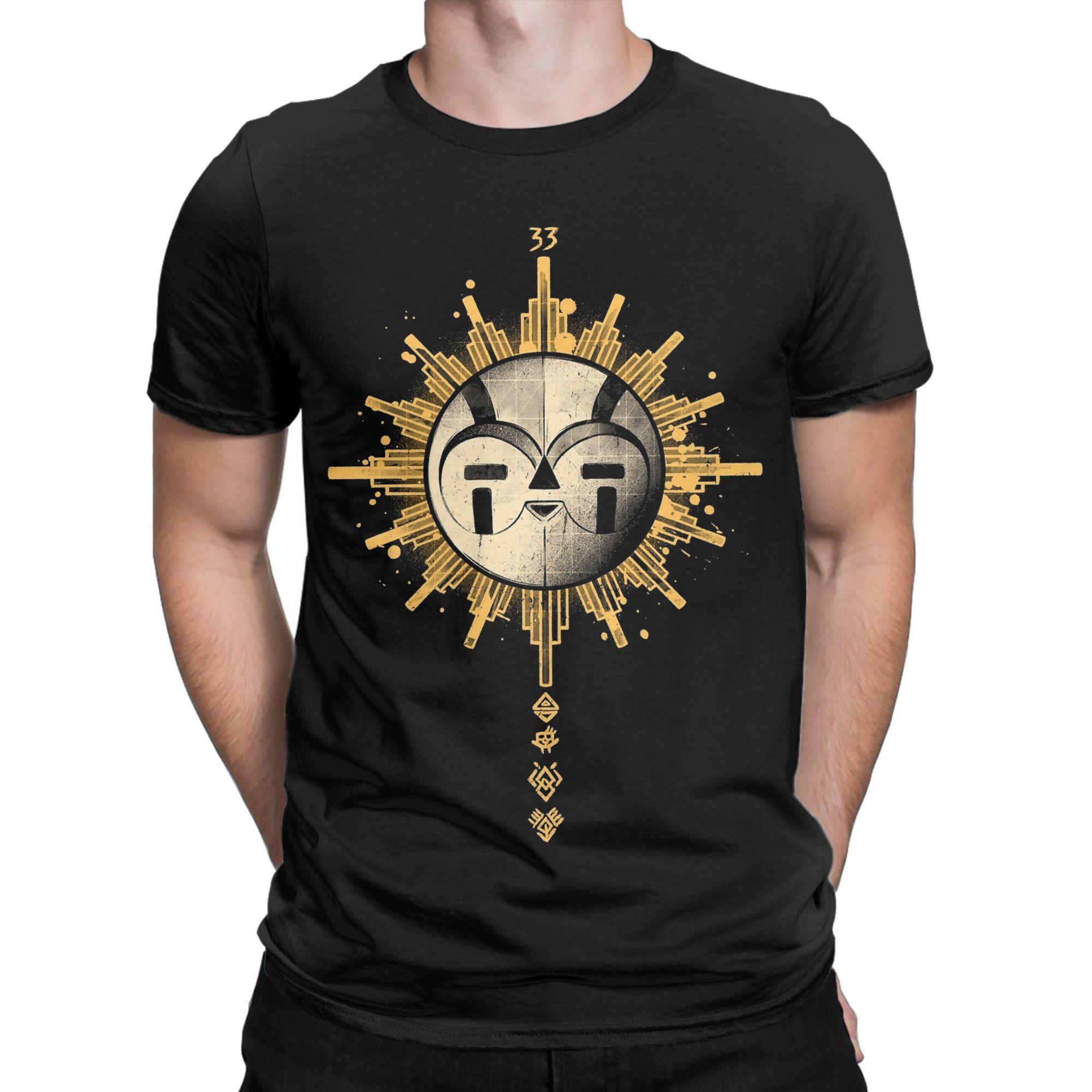 

Men T-Shirt Mon ami mask Clair Obscur Expedition 33 Fashion Cotton Tees Short Sleeve T Shirt Crewneck Clothes New Arrival - ... 5XL різнокольоровий