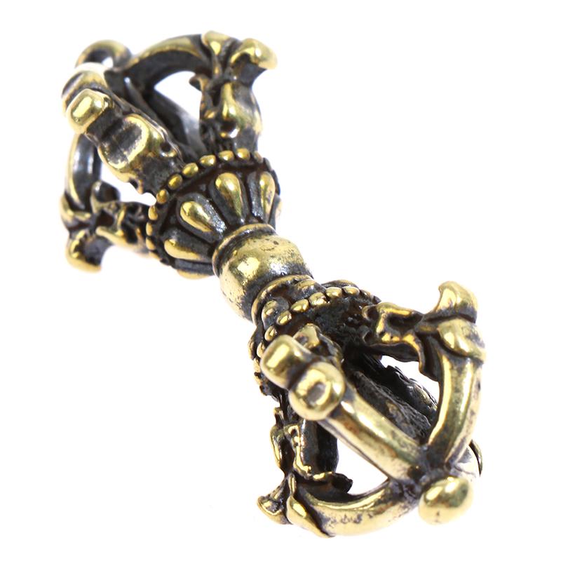 Suministros religiosos budistas tibetanos envejecidos de bronce, decoración del hogar de la suerte