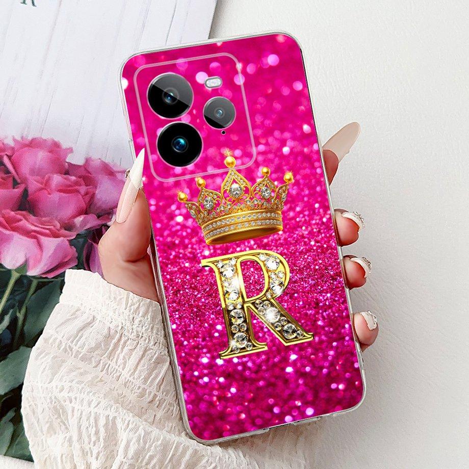 

Phone Case For Realme GT 7 Pro Camera Protected Back Cover For Realme GT7 Pro RMX5010 GTPro Soft Silicone Funda Letters Pattern Realme GT 7 Pro