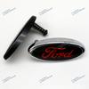 LLI6 14.5cm Car Logo Front Head Hood Bonnet Rear Trunk Badge ABS Emblem For Ford Mondeo Focus Fusion MK2 MK4 F150 F250 Accessories