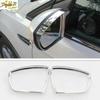 ABS Chrome Side Mirror Rain Eyebrow Cover Trim 2P For Ford Escape Kuga 2013-