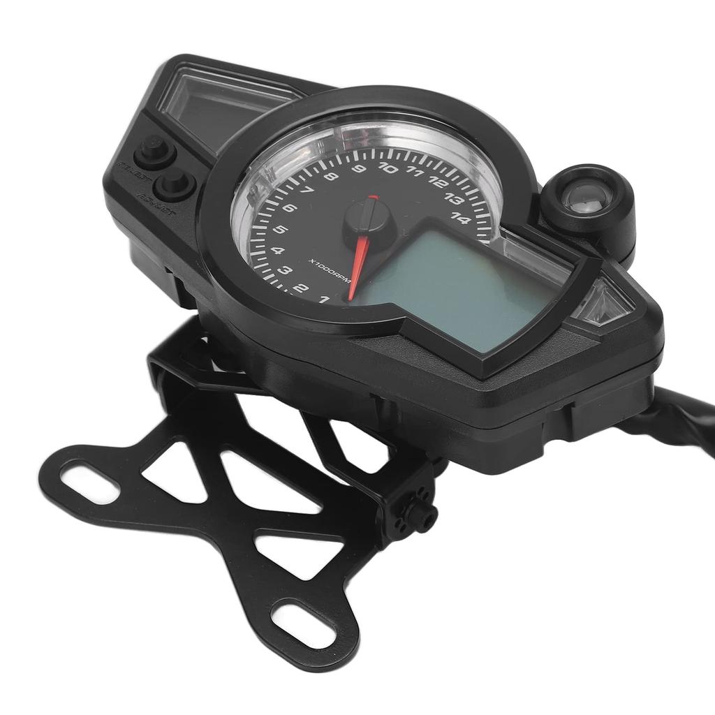 DC12V Motocyklový Rychloměr Otáčkoměr Měřič, Univerzální Upravený Motocykl Antireflexní Podsvícení Univerzální Měřič pro