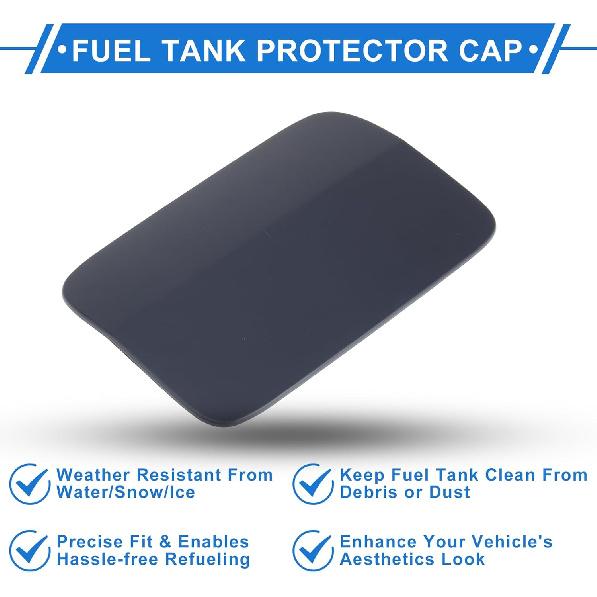 Fuel Tank Door Cap for Mercedes-Benz X204 2010-2015 Fuel Filler Flap Cover Clip Type No.2047570306 Primer ABS