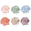 Women Hair Fast Drying Towel Portable Elastic Adjustable Bath Hat Casual Style Shower Cap Portable Bathroom Supplies