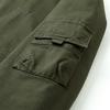 Jeep Men's Outdoor Casual Stand-Collar Washed Jacket