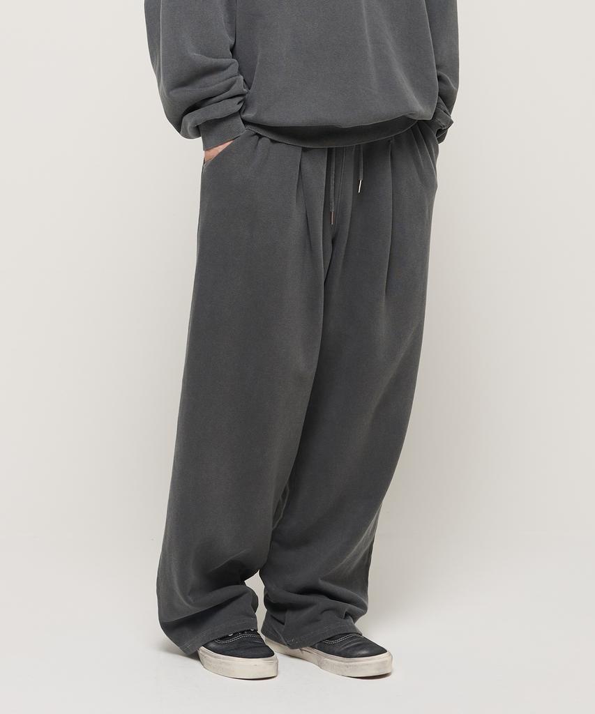 CARGOBROS In Pig Training Wide Straight Pants (Charcoal)