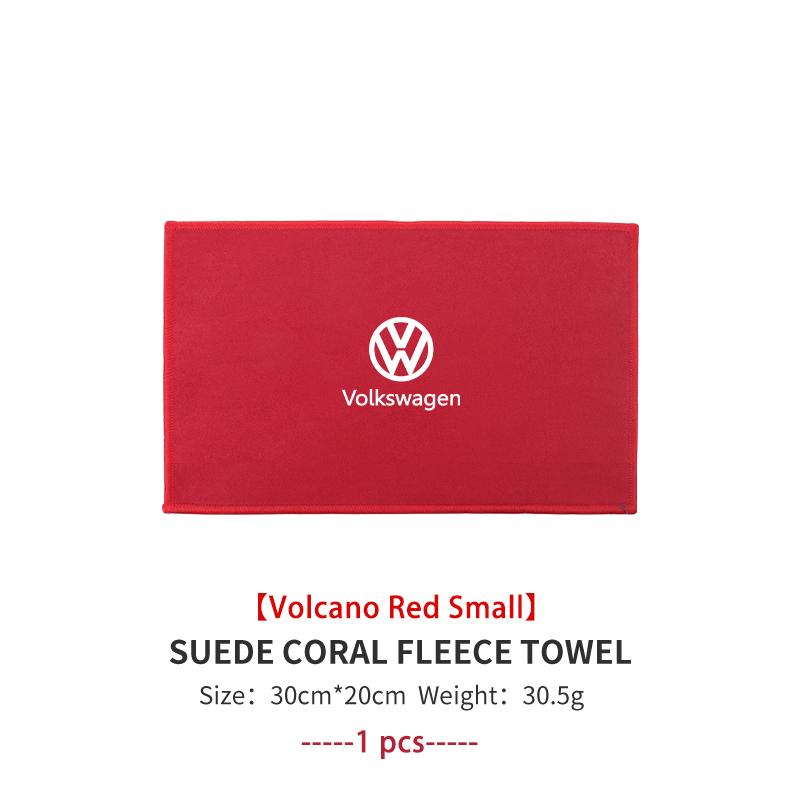 For Volkswagen VW Car Deer Skin Soft Towel Absorbent Velvet Cleaning Wash Tool Golf 4 5 6 7 Polo Jetta Sagitar Magotan Passat B5