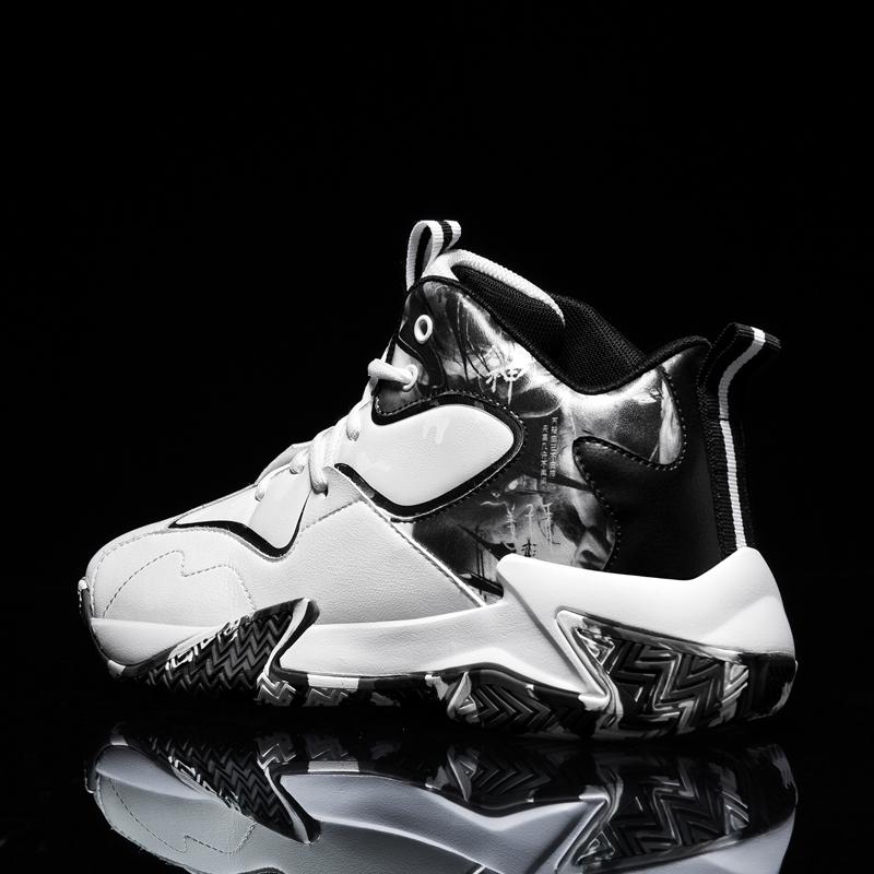 Mens Non-slip Basketball Shoes Outdoor Breathable Comfortable Sports Shoes Young Boy Training Athletic Basketball Sneakers
